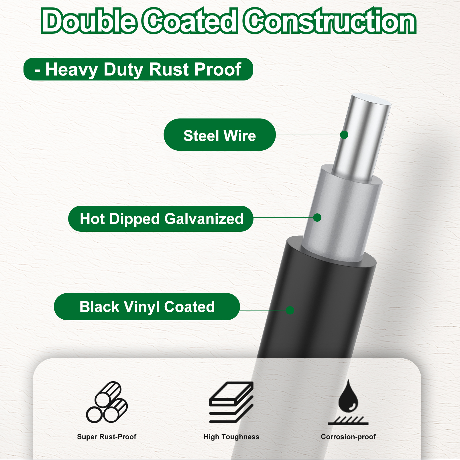 MeshFort Hardware Cloth Black 1/4 inch 48 x 100 ft