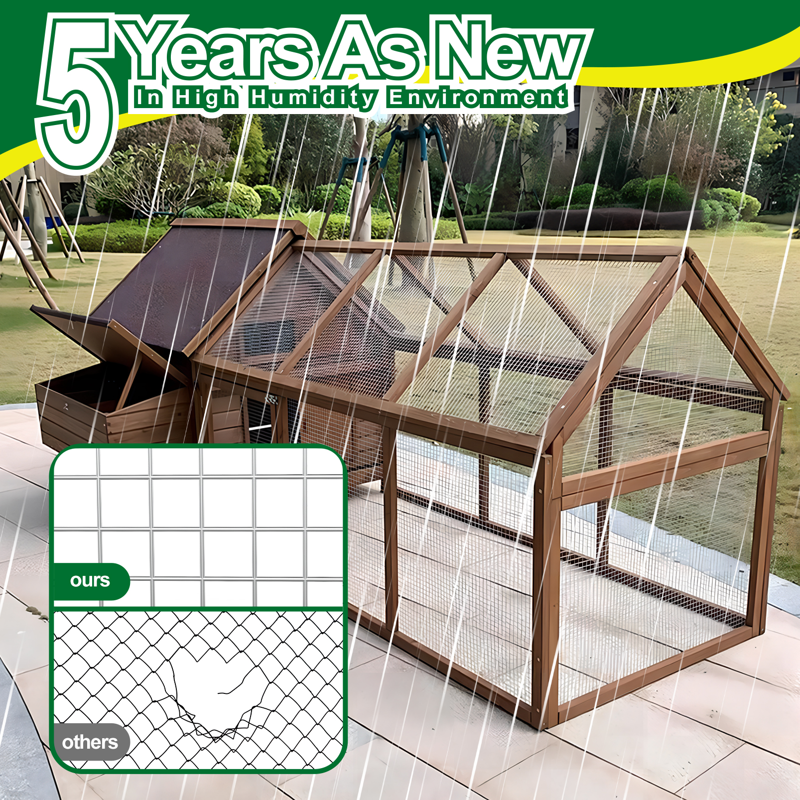 MeshFort Hardware Cloth 1/4 Inch 48 x 100 Ft 23-Ga