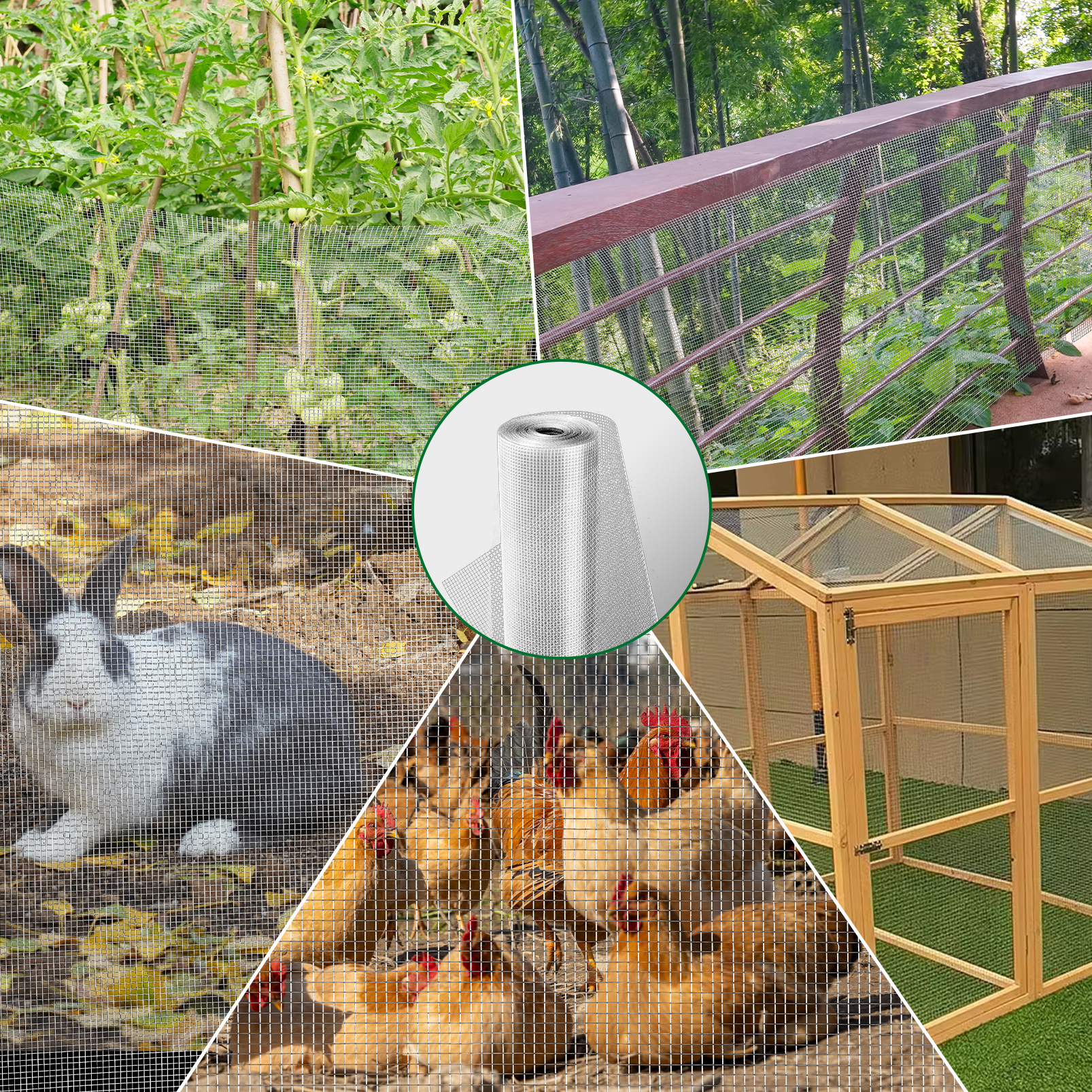 MeshFort Hardware Cloth 1/4 Inch 48 x 100 Ft 23-Ga